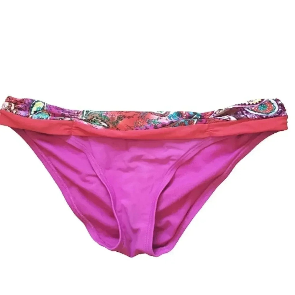 BECCA purple and red so hot bikini bottoms Size Small/Petite